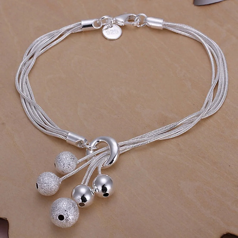 Pulseira Nobre 925 prata esterlina